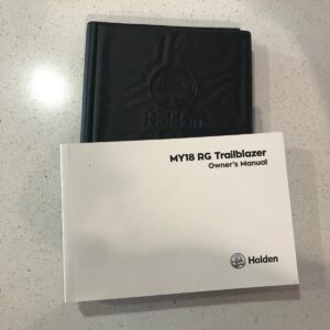 2017 HOLDEN TRAILBLAZER OWNERS HANDBOOK / USER MANUAL / HAND BOOK