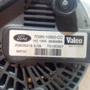 2009 FORD FIESTA ALTERNATOR