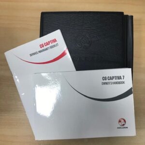 2013 HOLDEN CAPTIVA OWNERS HANDBOOK / USER MANUAL / HAND BOOK