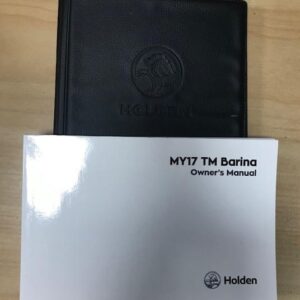 2016 HOLDEN BARINA OWNERS HANDBOOK / USER MANUAL / HAND BOOK