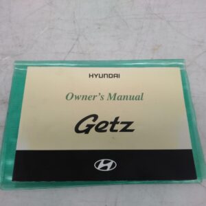 2006 HYUNDAI GETZ OWNERS HANDBOOK / USER MANUAL / HAND BOOK