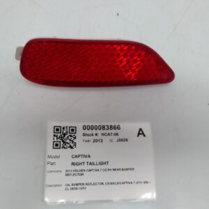 2013 HOLDEN CAPTIVA RIGHT TAILLIGHT