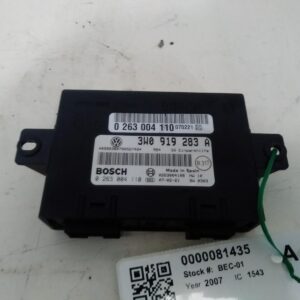 2007 BENTLEY GTC ECU