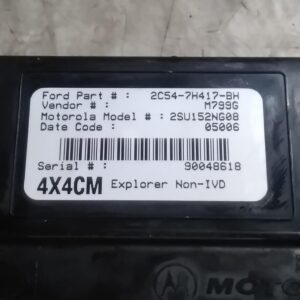 2003 FORD EXPLORER ECU