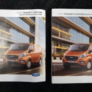 2018 FORD TRANSITCUSTOM OWNERS HANDBOOK / USER MANUAL / HAND BOOK