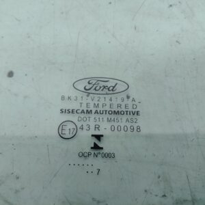 2017 FORD TRANSIT  LEFT FRONT QUARTER (1/4) DOOR GLASS