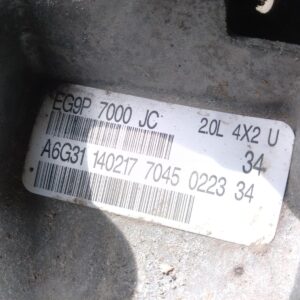 2017 FORD MONDEO TRANSMISSION GEARBOX