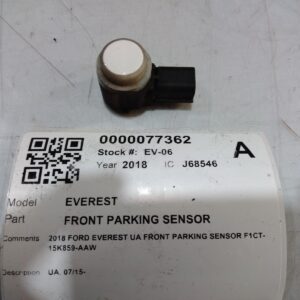 2018 FORD EVEREST FRONT PARKING SENSOR