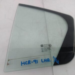 2011 HOLDEN CRUZE LEFT REAR QUARTER (1/4) DOOR GLASS