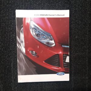 2012 FORD FOCUS OWNERS HANDBOOK / USER MANUAL / HAND BOOK