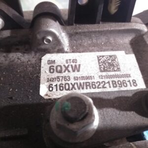 2016 HOLDEN TRAX TRANSMISSION GEARBOX