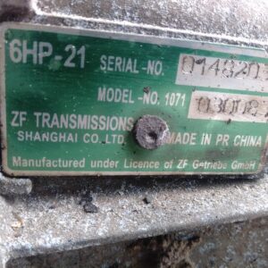 2012 FORD FALCON TRANSMISSION GEARBOX