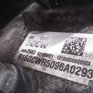 2015 HOLDEN CAPTIVA TRANSMISSION GEARBOX