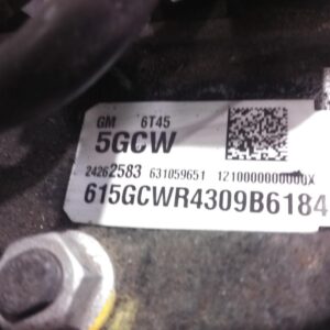 2015 HOLDEN CAPTIVA TRANSMISSION GEARBOX