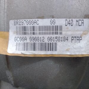 2013 FORD FALCON TRANSMISSION GEARBOX