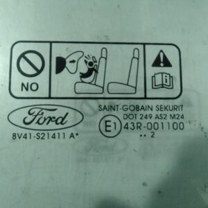 2012 FORD KUGA LEFT FRONT DOOR WINDOW