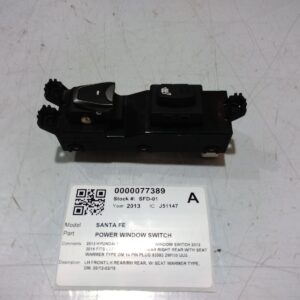 2013 HYUNDAI SANTA FE POWER DOOR WINDOW SWITCH