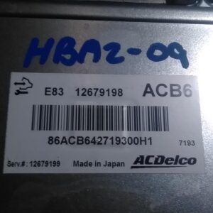 2018 HOLDEN BARINA ECU