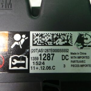 2014 HOLDEN CAPTIVA AIR BAG MODULE SENSOR