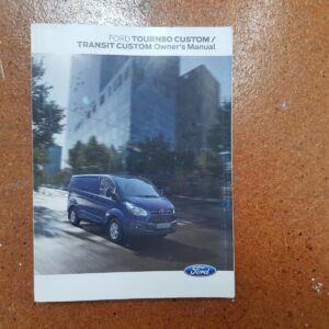 2016 FORD TRANSITCUSTOM OWNERS HANDBOOK / USER MANUAL / HAND BOOK