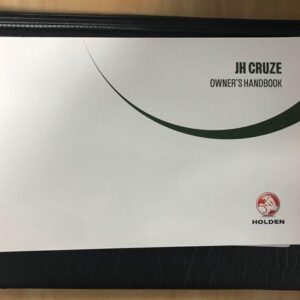 2014 HOLDEN CRUZE OWNERS HANDBOOK / USER MANUAL / HAND BOOK