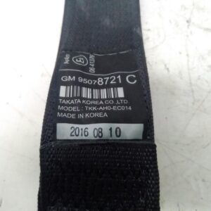 2016 HOLDEN TRAX SEAT BELT STALK