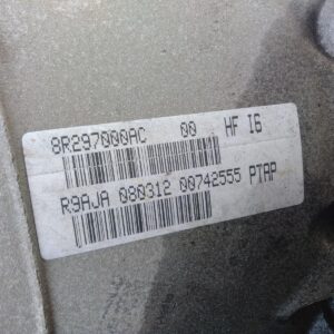 2012 FORD TERRITORY TRANSMISSION GEARBOX