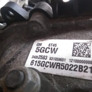 2015 HOLDEN CAPTIVA TRANSMISSION GEARBOX