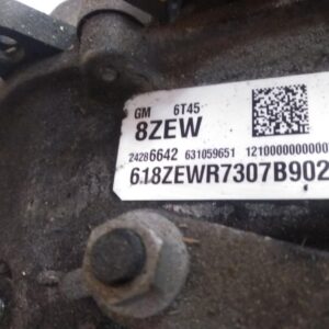 2018 HOLDEN CAPTIVA TRANSMISSION GEARBOX