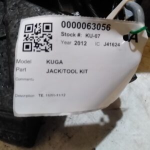 2012 FORD KUGA JACK TOOL KIT