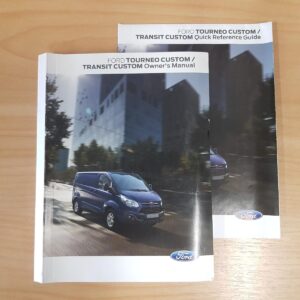 2016 FORD TRANSITCUSTOM OWNERS HANDBOOK / USER MANUAL / HAND BOOK