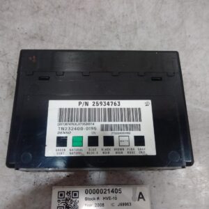 2008 HOLDEN COMMODORE ECU