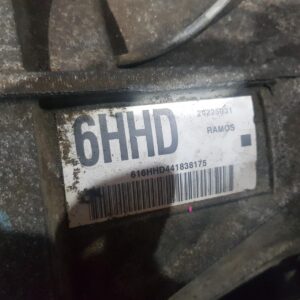 2007 HOLDEN RODEO TRANSMISSION GEARBOX