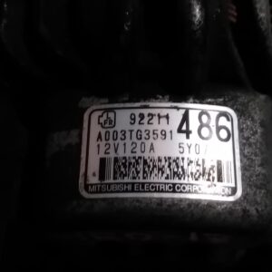 2006 HOLDEN RODEO ALTERNATOR