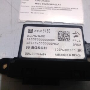 2016 HOLDEN COLORADO MISC SWITCH RELAY