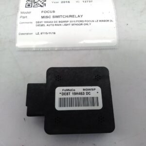 2016 FORD FOCUS MISC SWITCH RELAY