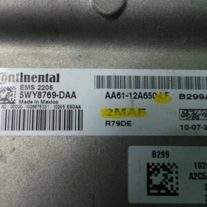 2010 FORD FIESTA ECU