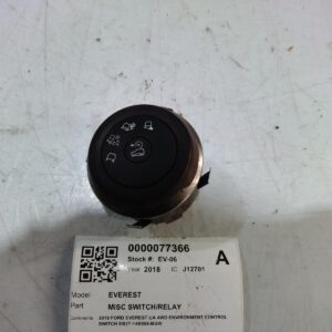 2018 FORD EVEREST MISC SWITCH RELAY