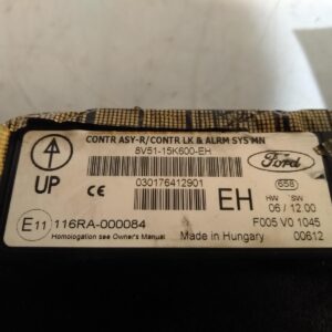 2010 FORD FIESTA ECU