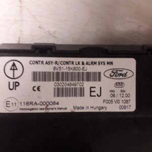 2010 FORD FIESTA MISC SWITCH RELAY