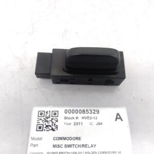 2011 HOLDEN COMMODORE MISC SWITCH RELAY