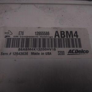 2013 HOLDEN CRUZE ECU