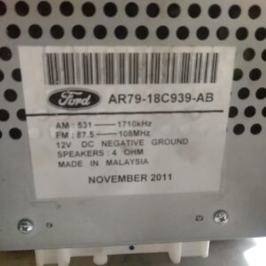 2012 FORD TERRITORY RADIO CD DVD SAT TV