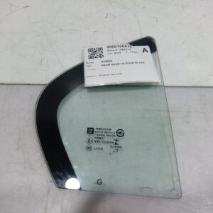 2012 HOLDEN BARINA RIGHT REAR QUARTER (1/4) DOOR GLASS