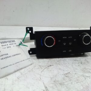 2012 HOLDEN CAPTIVA HEATER AC CONTROLS